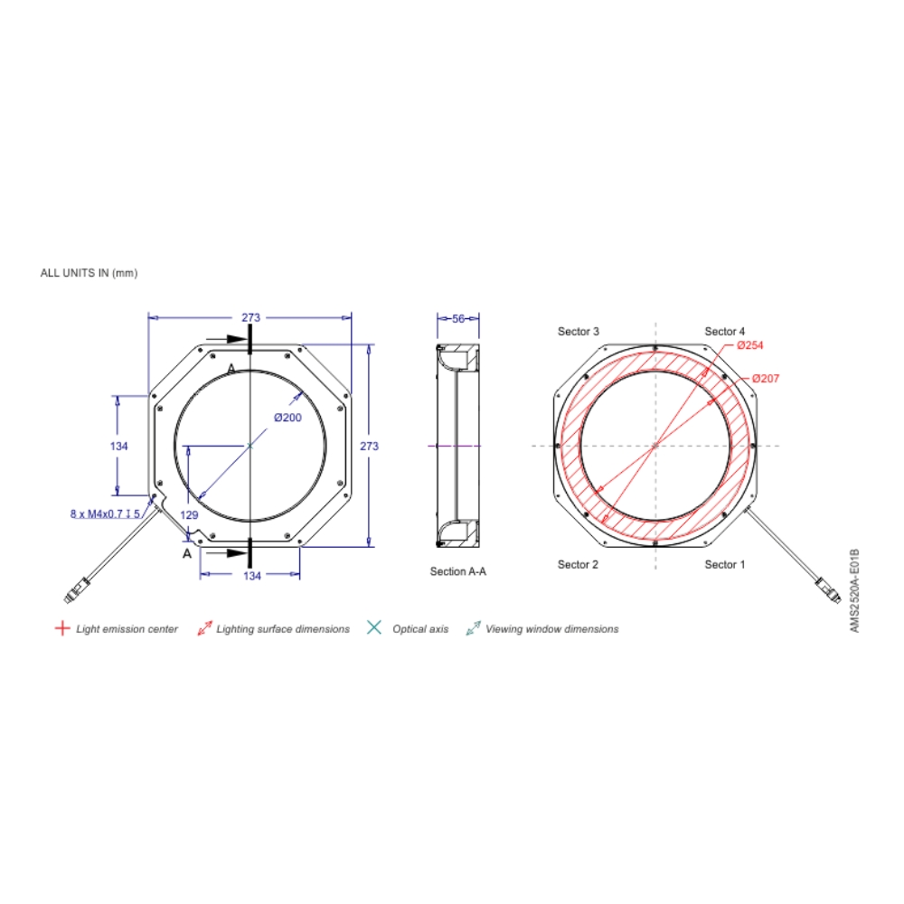 DCM AMS2520A drawing