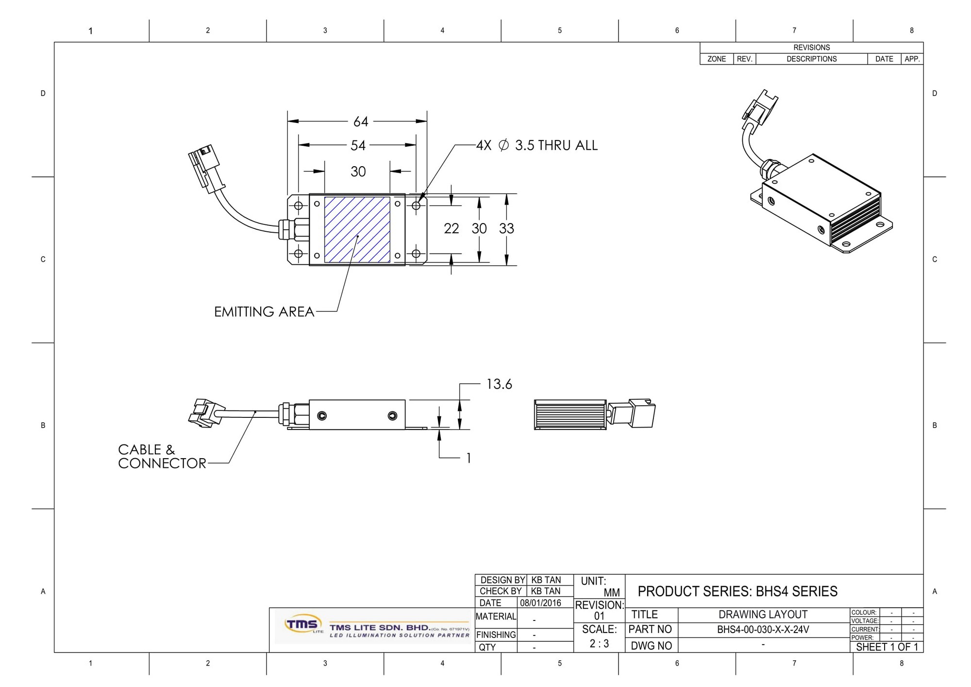 BHS4-00-030-X-B-24V drawing