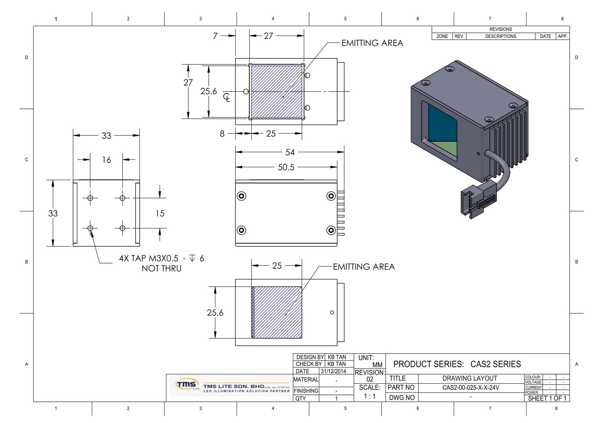 CAS2-00-025-X-W-24V