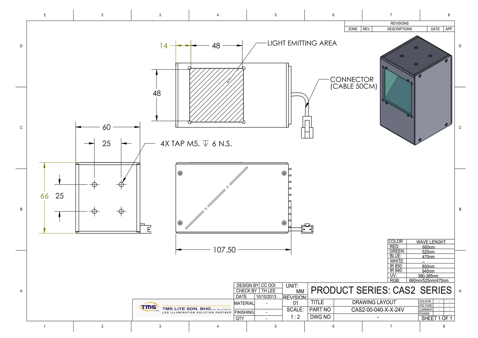 CAS2-00-040-X-IR850-24V