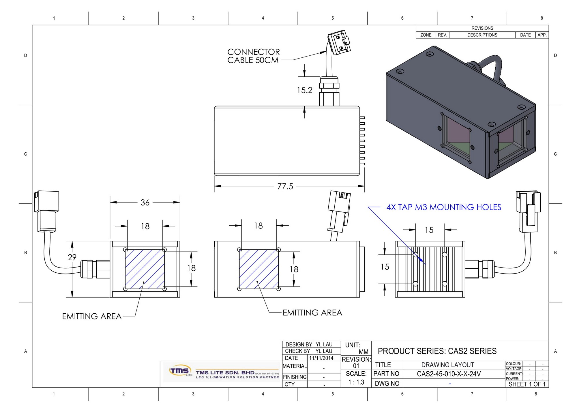 CAS2-45-010-X-G-24V