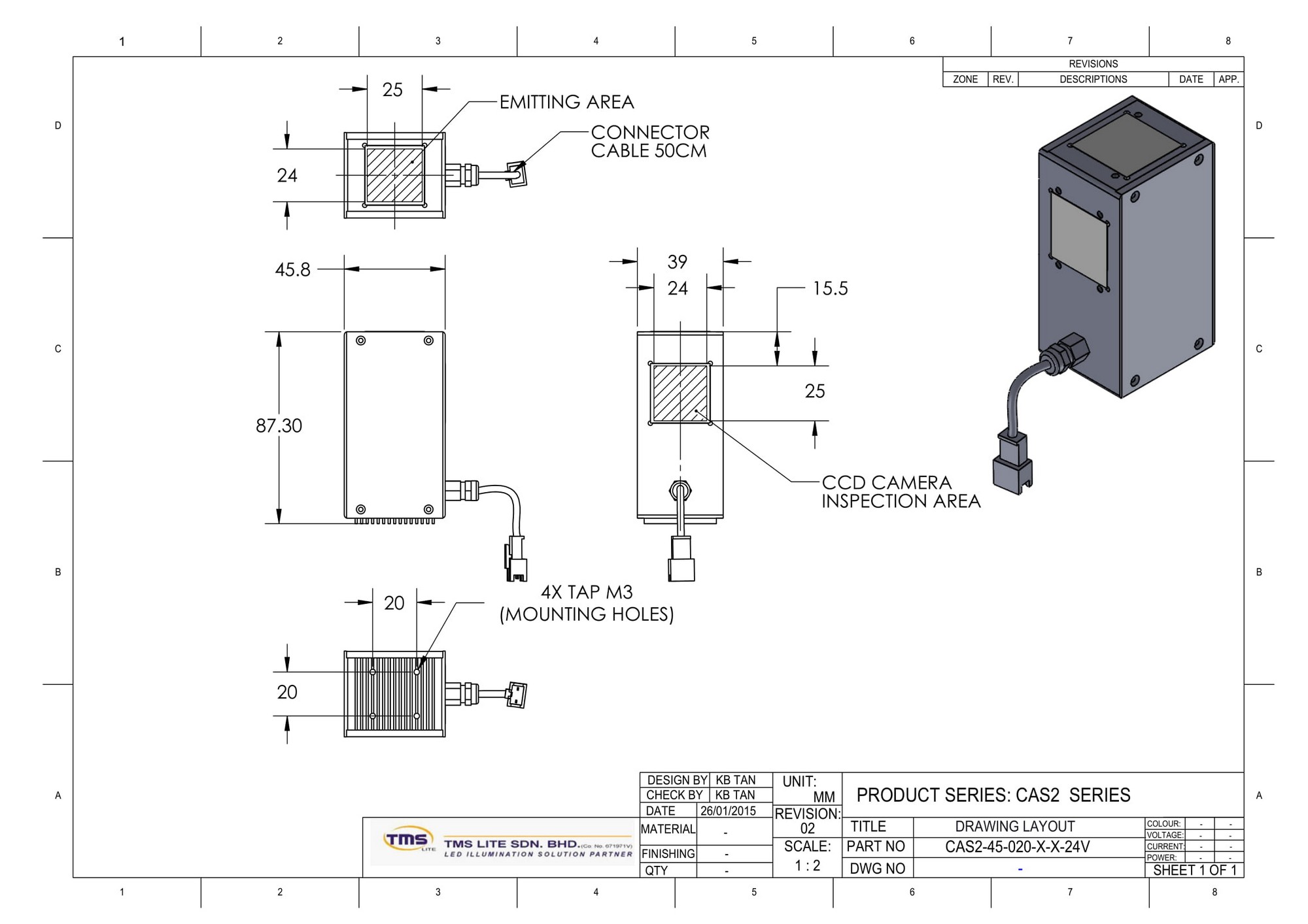 CAS2-45-020-X-W-24V