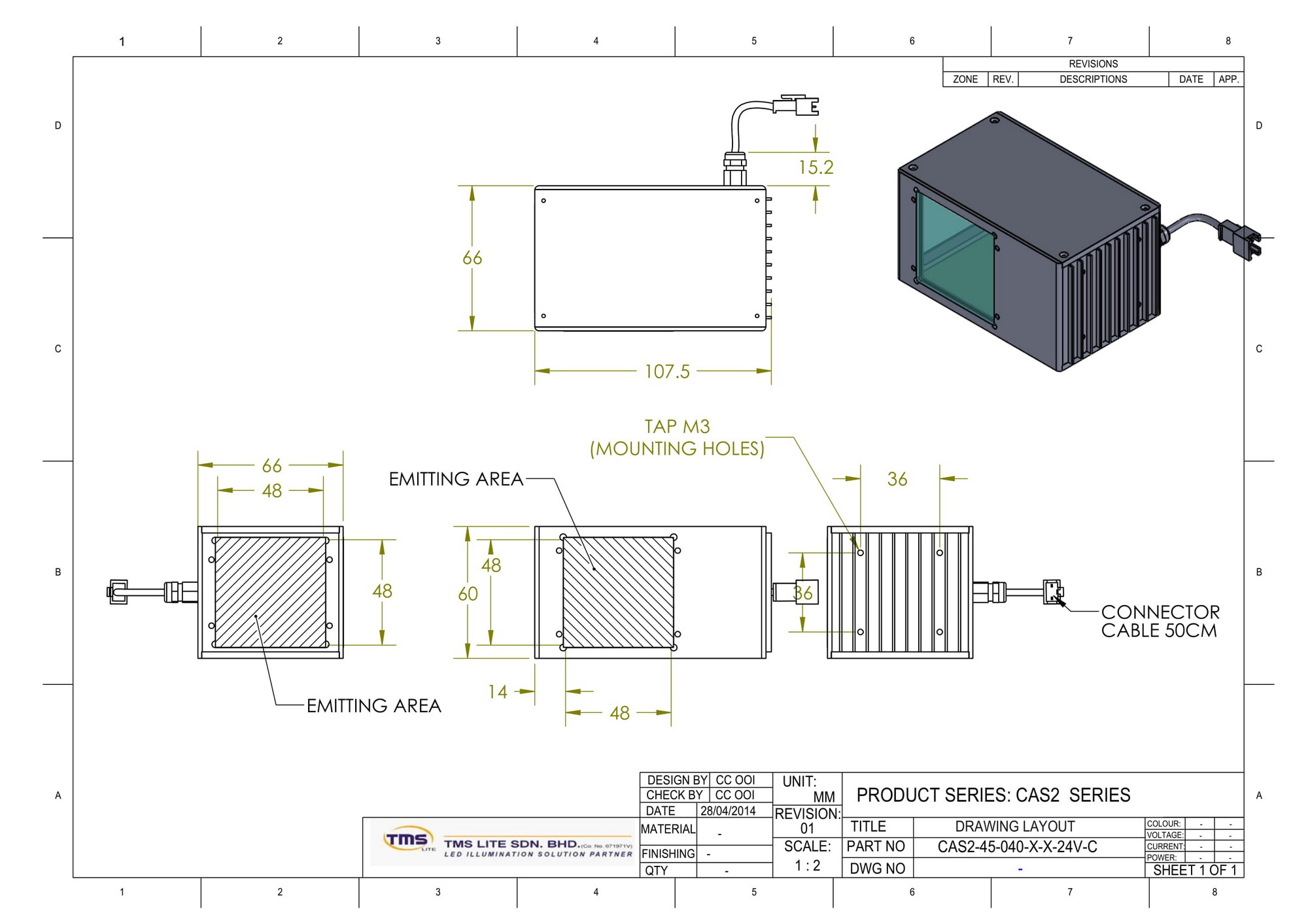 CAS2-45-040-X-W-24V