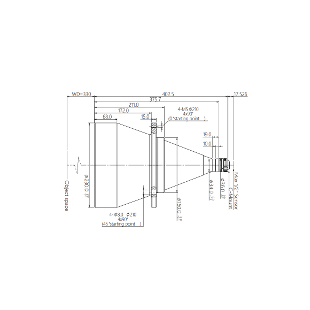 Coolens DTCM120-190H drawing