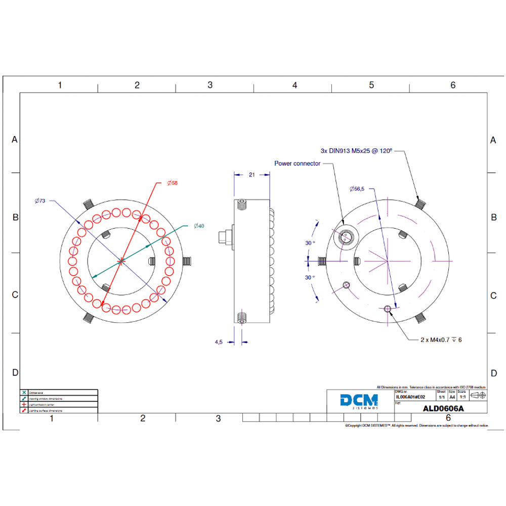 DCM ALD0606A Drawing