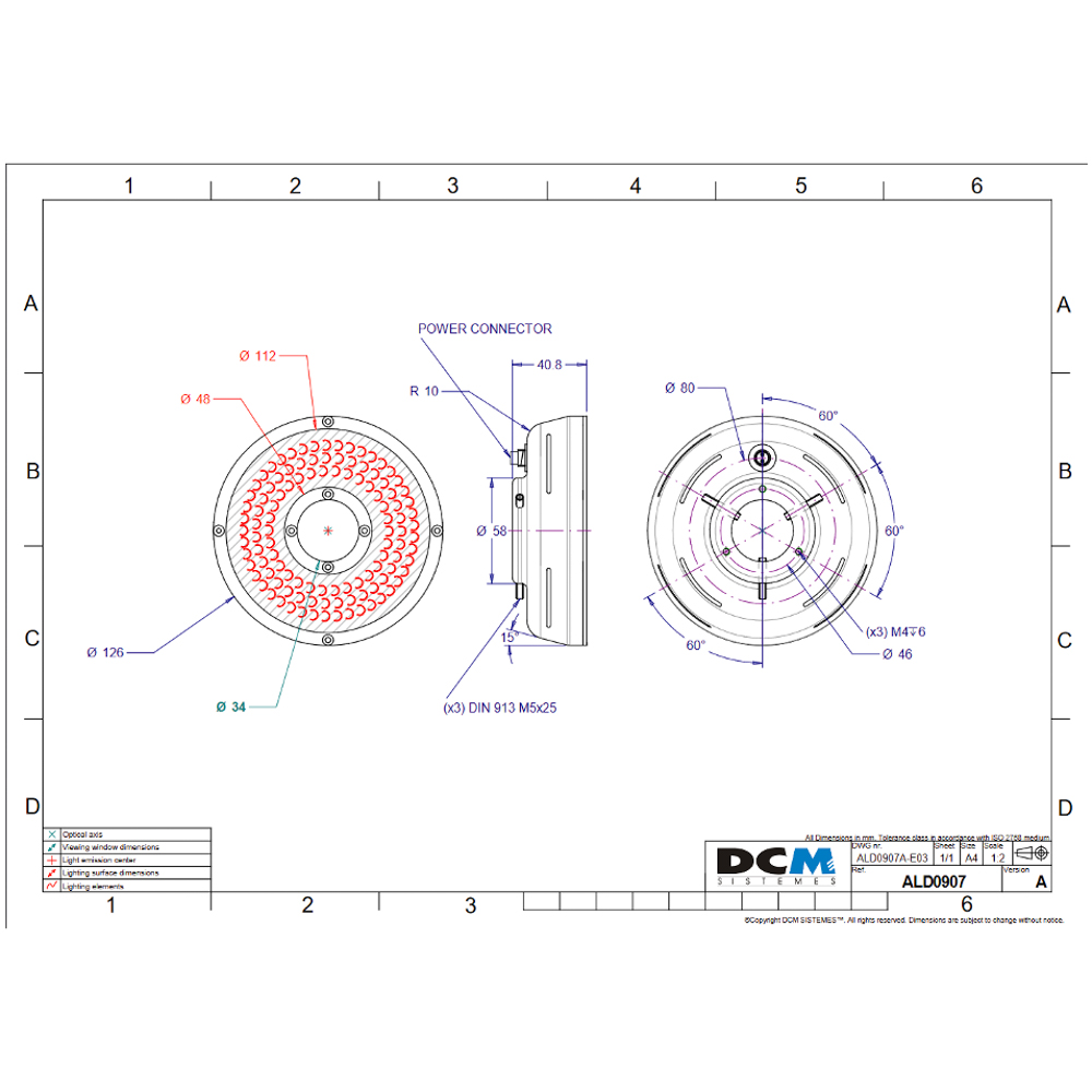 DCM ALD0907A Drawing