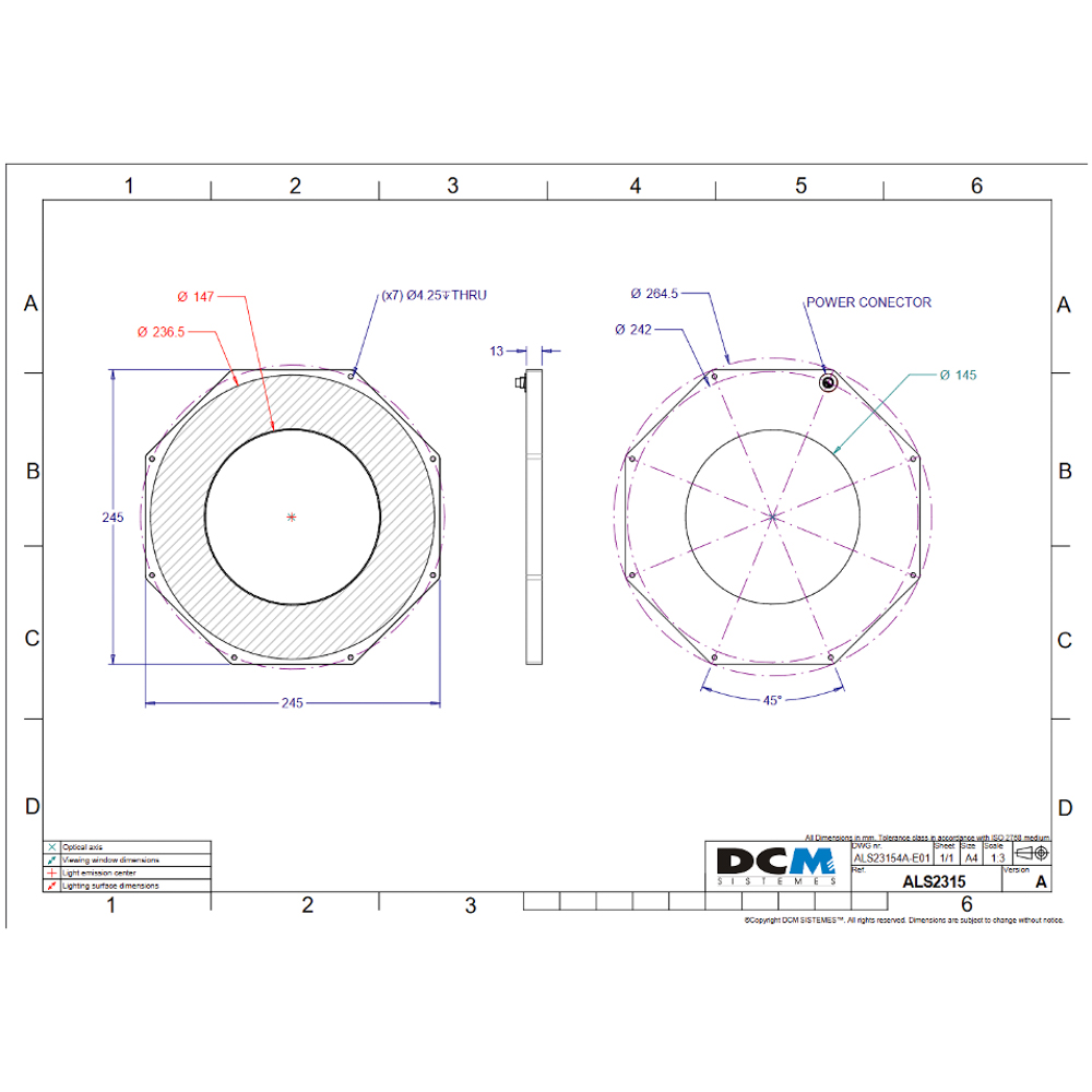 DCM ALS2315A Drawing