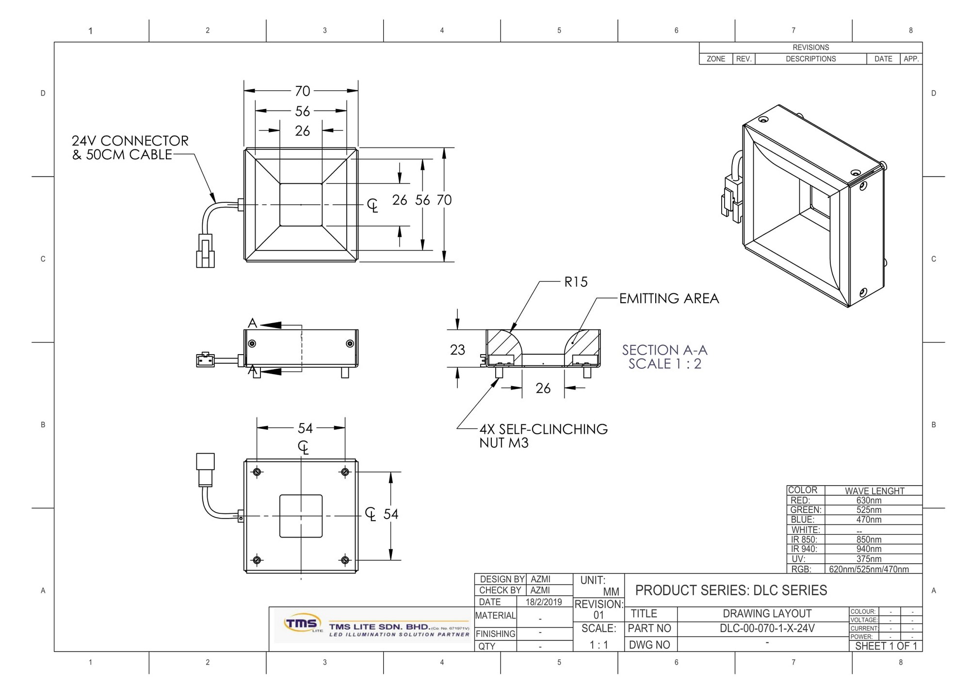 DLC-00-070-1-R-24V