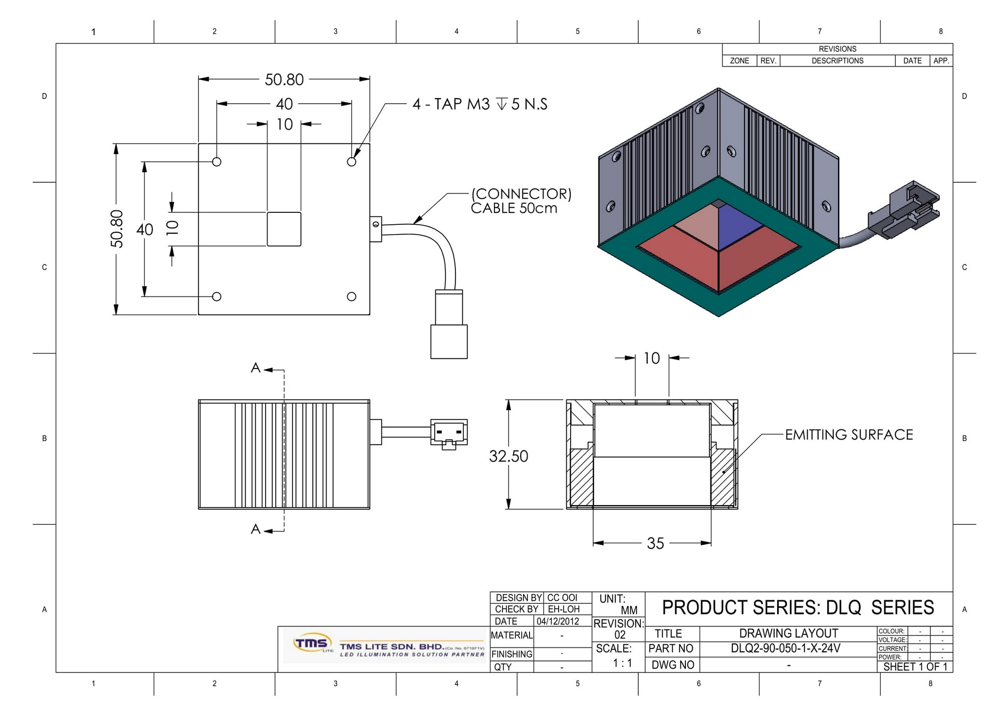 DLQ2-90-050-1-G-24V