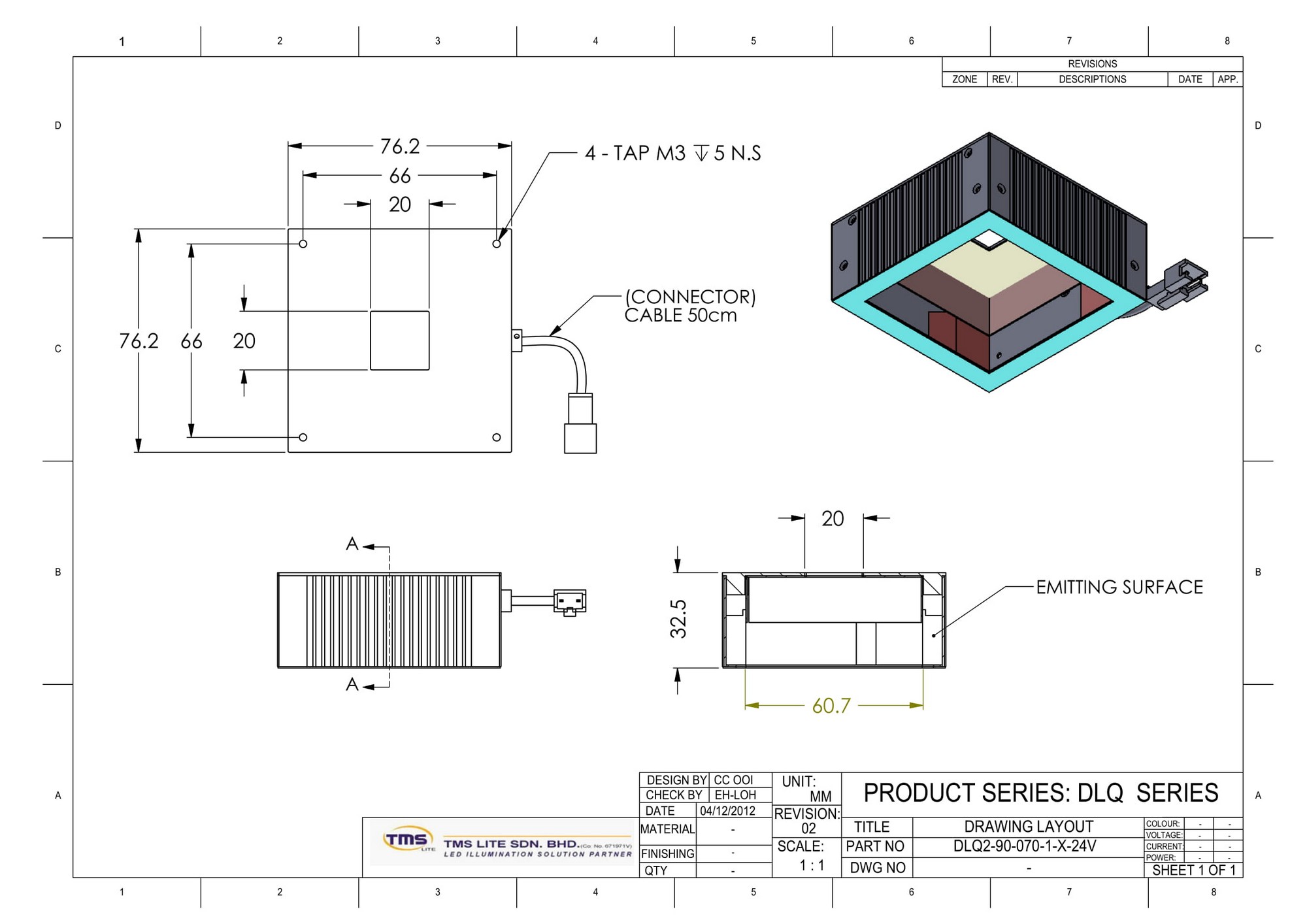 DLQ2-90-070-1-R-24V