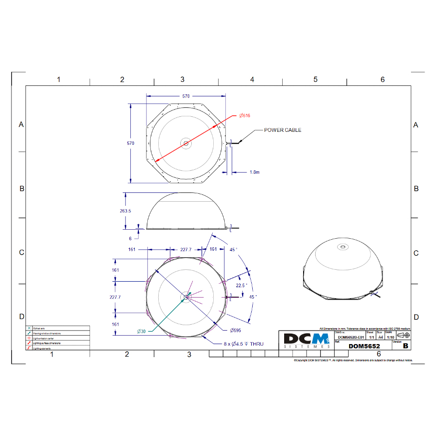 DCM DOM5652B drawing