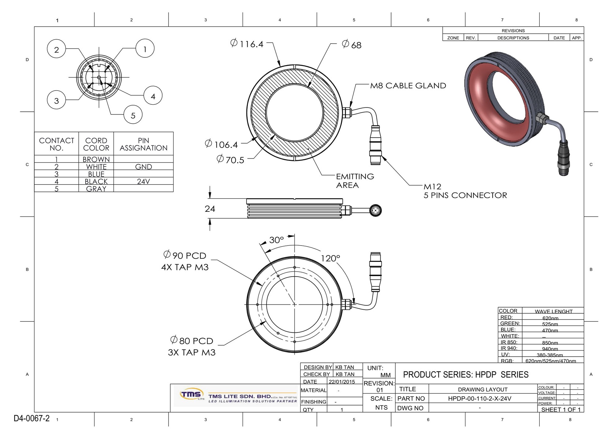 HPDP-00-110-2-B-24V