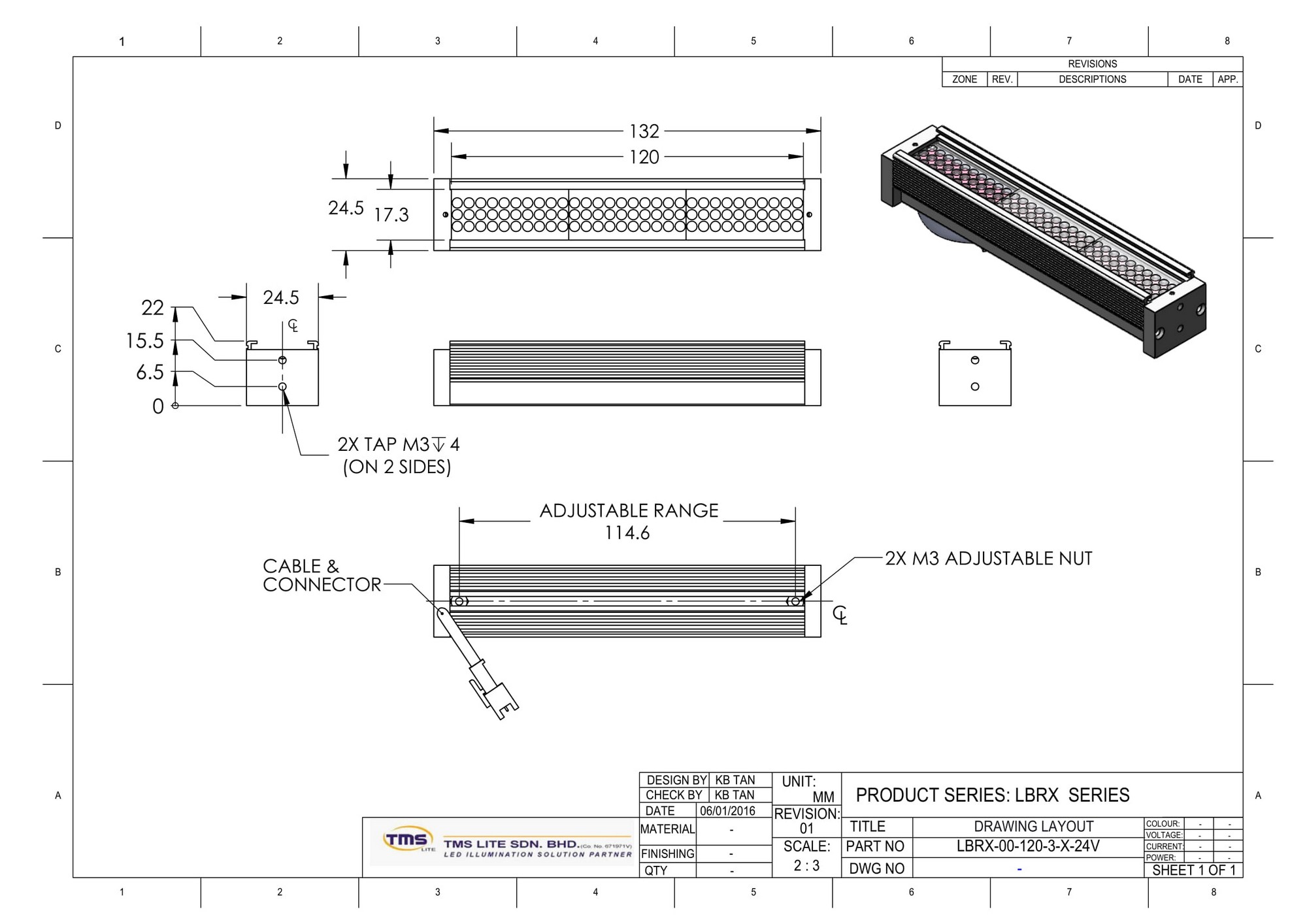 LBRX-00-120-3-IR850-24V