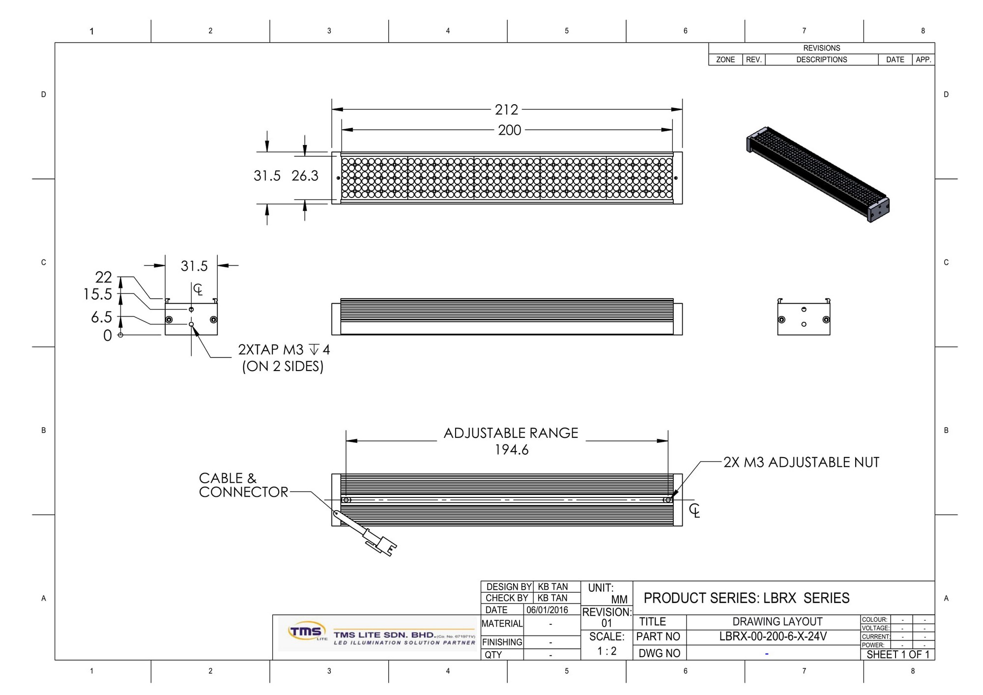 LBRX-00-200-6-R-24V