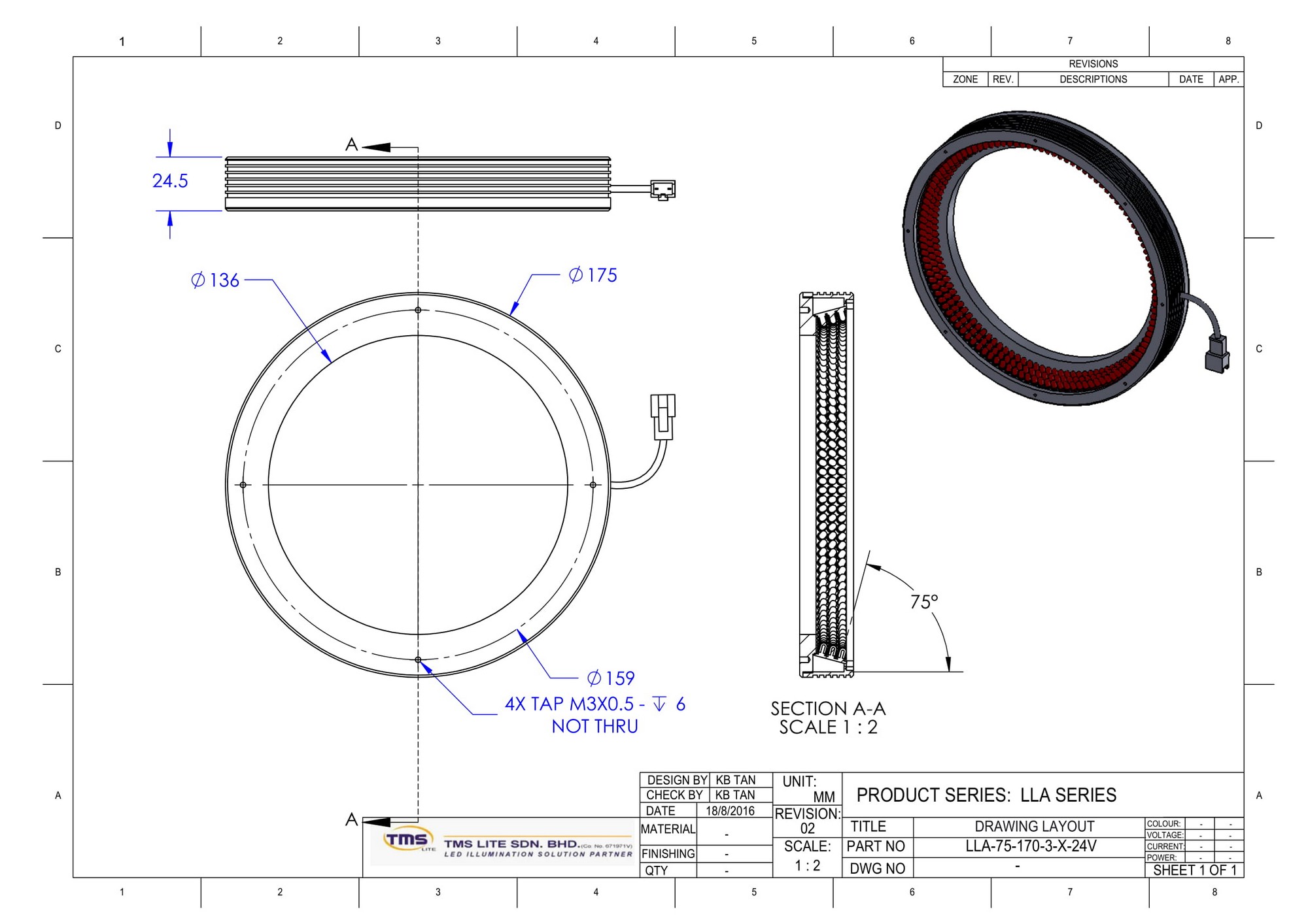 LLA-75-170-3-R-24V