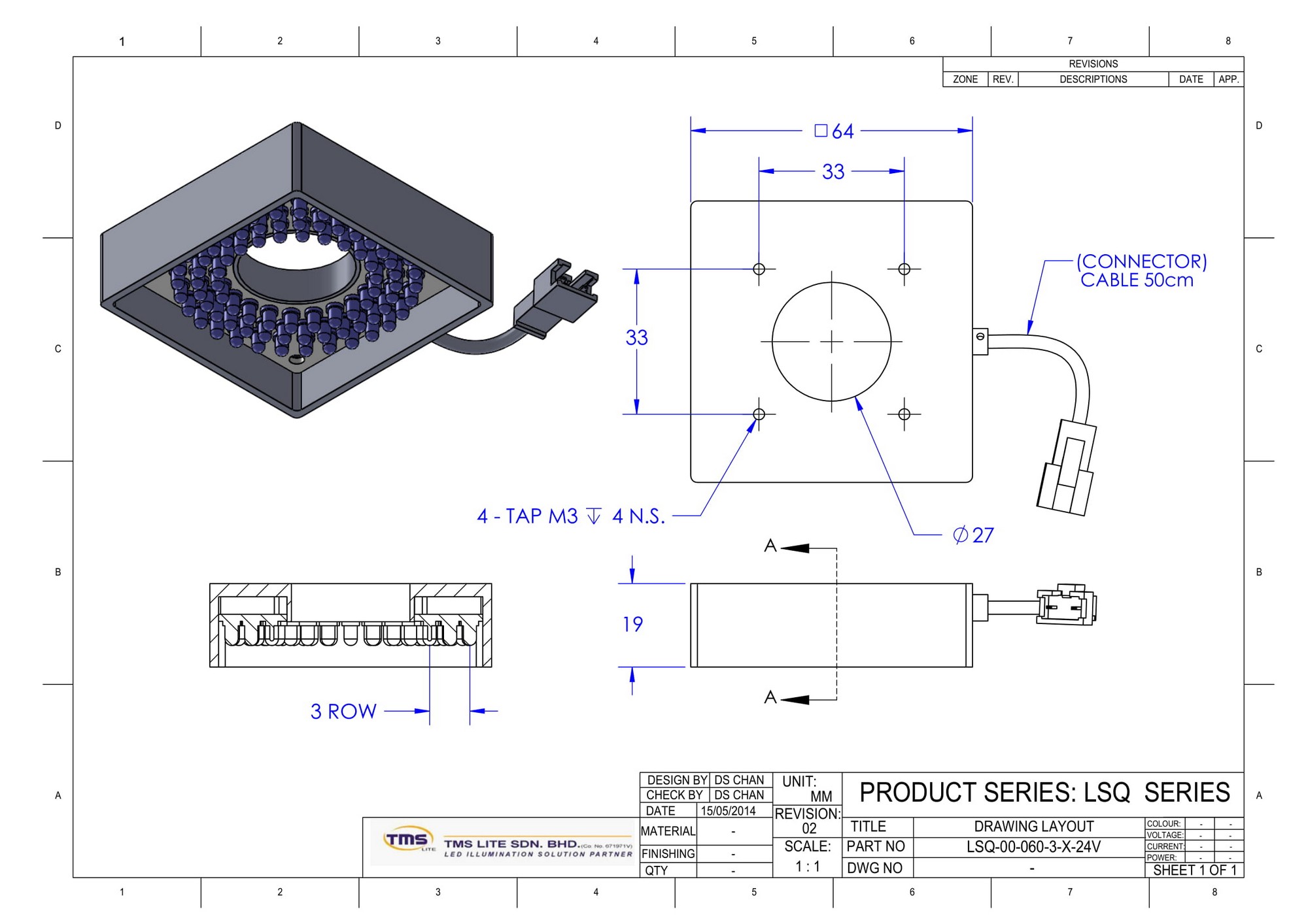 schema opbouw in tekening LSQ-00-060-3-G