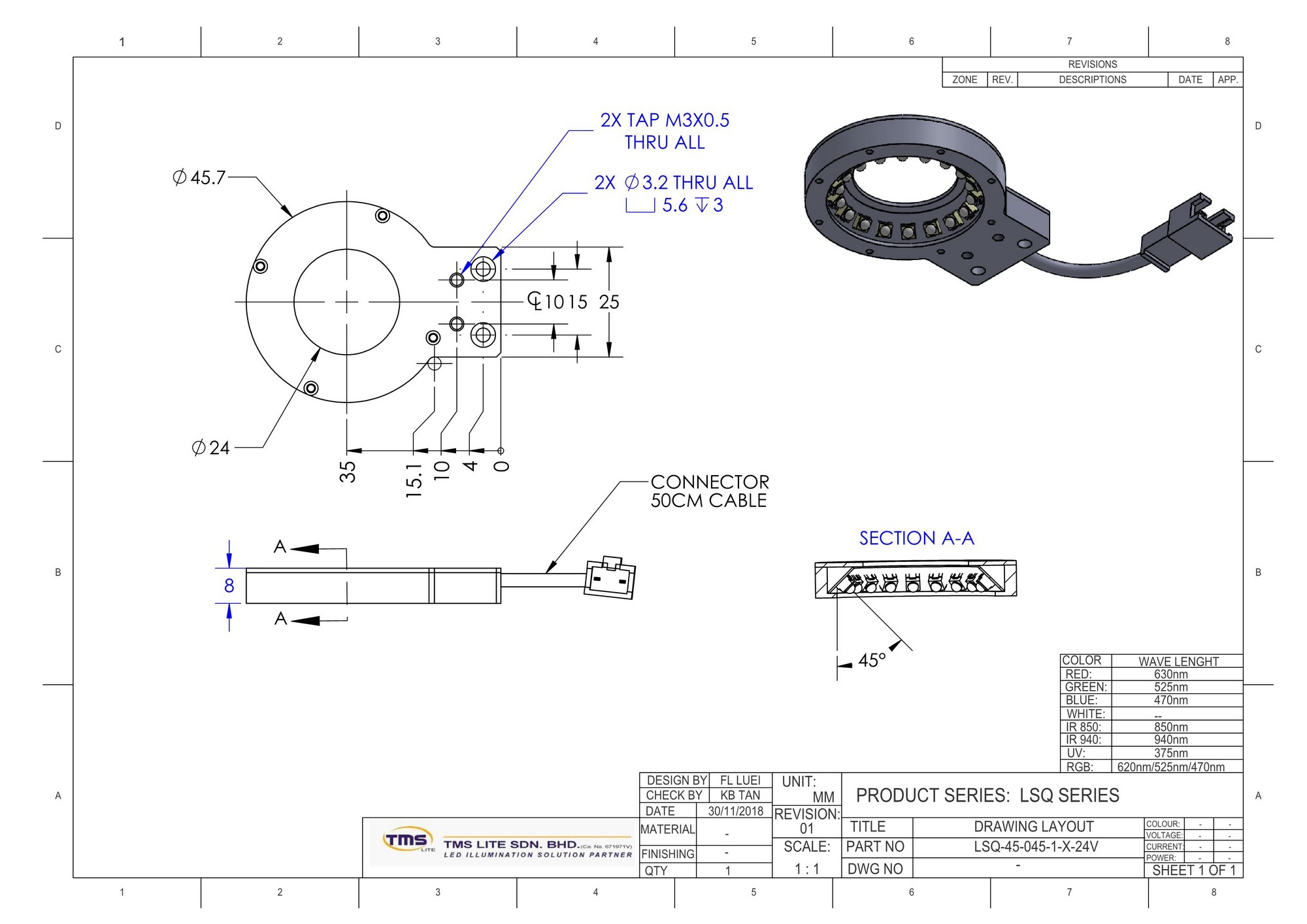 tekening LSQ-45-045-1-R