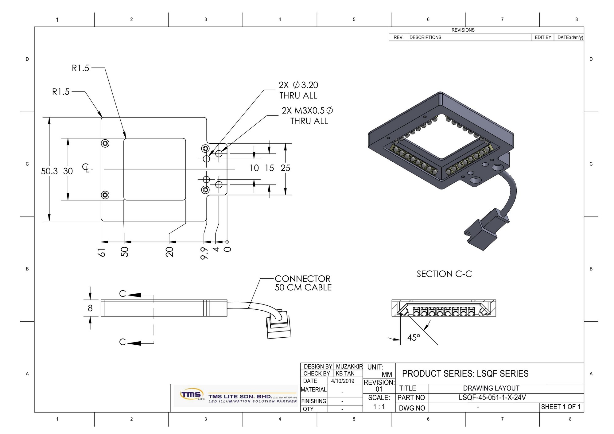 LSQF-45-051-1-G-24V