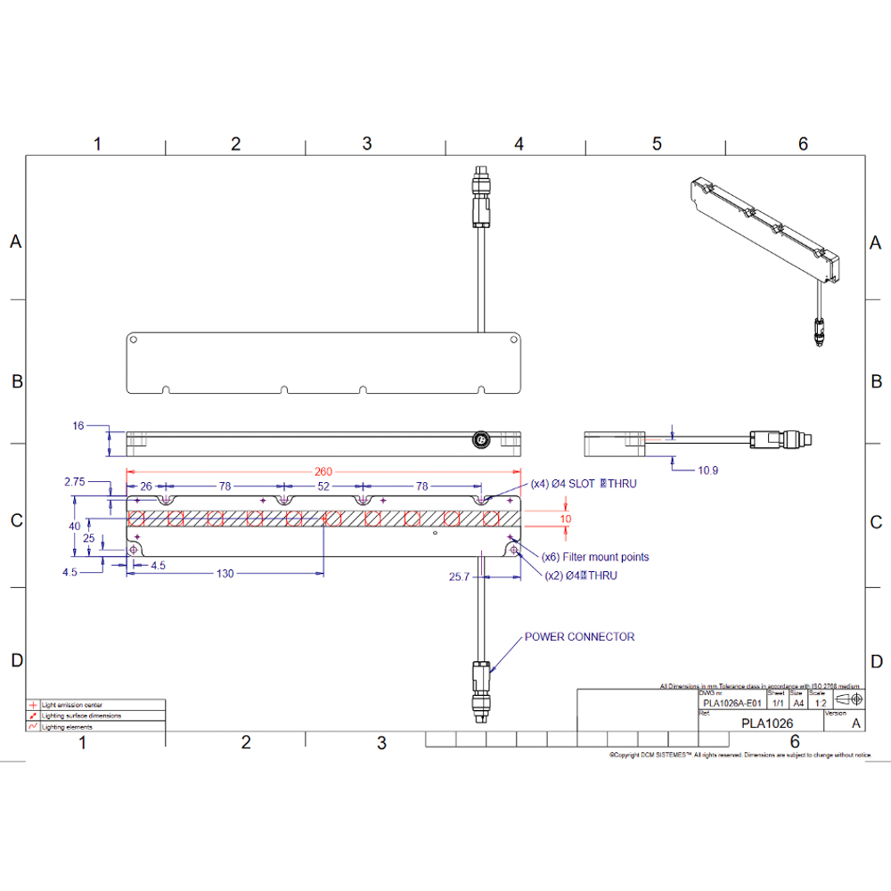 PLA1026A drawing