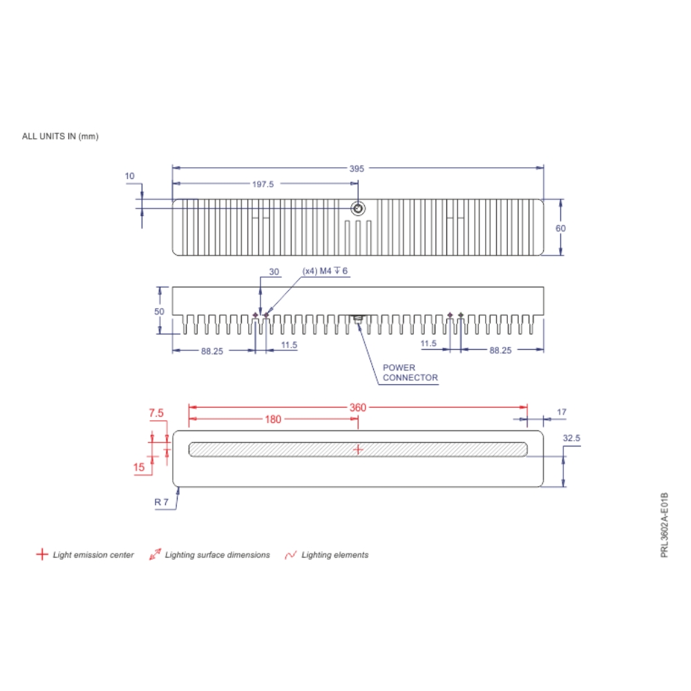 PRL3602A-850C Drawing