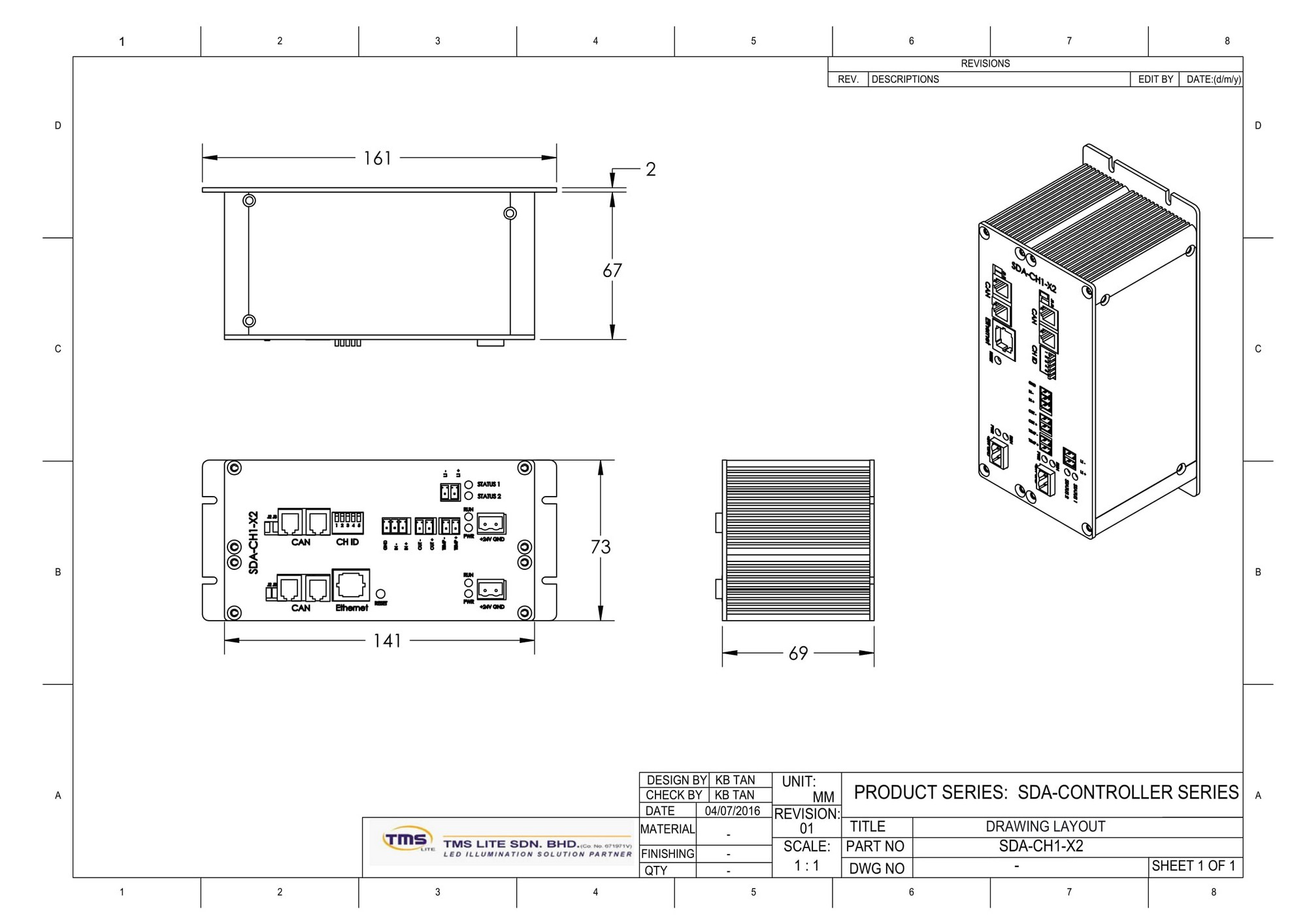 SDA-CH1-X2