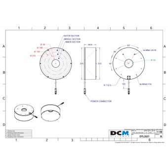 DCM DTL3521B drawing