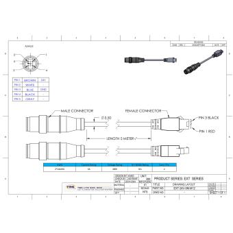 EXT-24V-5M-M12