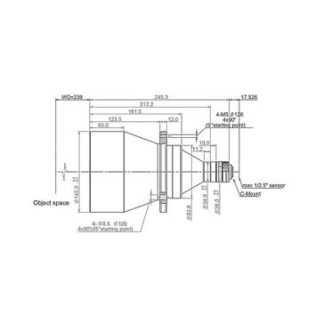 Coolens DTCM125-100H drawing