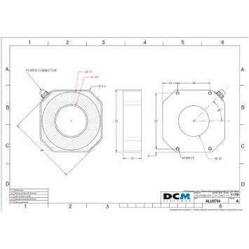 DCM ALU0704A drawing