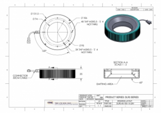 DLR3-45-130-1-G-24V Drawing