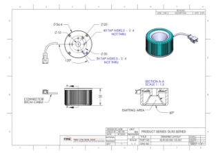 DLR3-60-050-1-W-24V Drawing