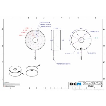DCM DTL3521B drawing