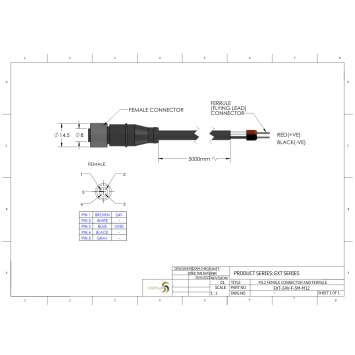 EXT-24V-F-5M-M12