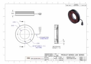 tekening schematische opbouw LSW-15-090-4-W-12V 12 volt