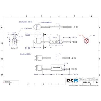 PRF Series drawing IR850